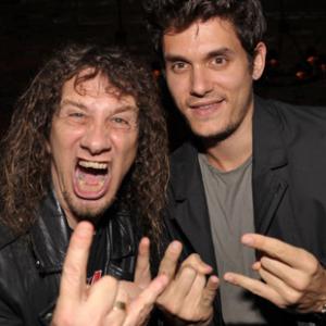 John Mayer and Steve 'Lips' Kudlow at event of Anvil: The Story of Anvil (2008)