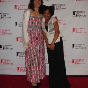 Tara Gadomski and Tina Jetter at Tribeca Film Institutes Our City Our Story at Tribeca Film Festival