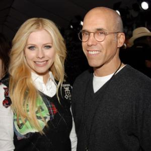 Jeffrey Katzenberg and Avril Lavigne