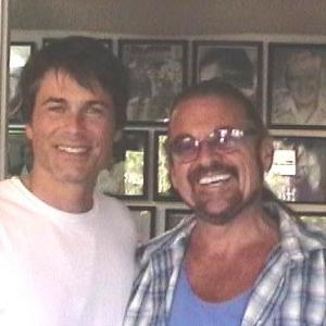 with Rob Lowe after a VO sesion