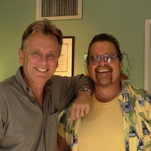 Wheel of Fortune Master Pat Sajak joking with Marc at our Burbank studios