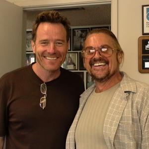 Emmy award winner Brian Cranston(Breaking Bad)with Marc at our Burbank studios.