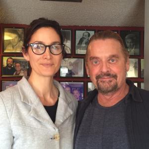 Carrie-Ann Moss & Marc after a session in Burbank!!