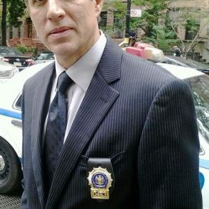 Fighting crime on the set of Blue Bloods