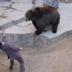 Anchorman sparring with Ursula Bear! I was Stunt Double for Paul Rudd in this sequence