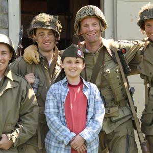 The cast of HALF PINT written and directed by Duncan Putney. (left to right) Theodore Moller (Sparks), Christopher O'Brien (Ace), Osmani Rodriguez Jr. (Jim aka Half Pint), Lee Simonds (Sarge) and Jed Alvizos (Joker).
