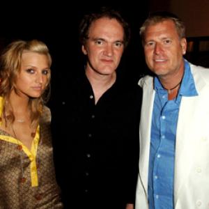 Quentin Tarantino Ashlee Simpson and Joe Simpson