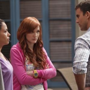 Still of Stephany Jacobsen, Colin Egglesfield and Ashlee Simpson in Melrose Place (2009)