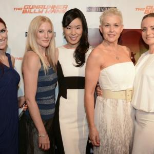 London Vale, Julianna Robinson, May Wang, Imelda Corcorcan and Carrie Anne James at event of The Gunrunner Billy Kane