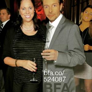 David Giammarco and Hilary Saltzman attend the Museum of Modern Art  Vanity Fair premiere of Everything or Nothing The Untold Story of 007