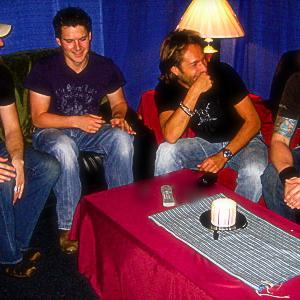 Nickelback All The Right Reasons Tour left to right Chad Kroeger Ryan Peake David Giammarco Daniel Adair
