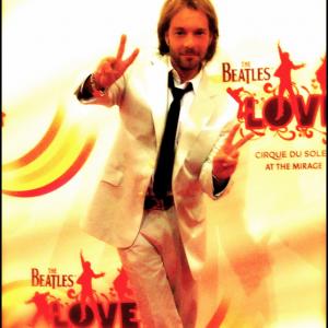 DAVID GIAMMARCO arrives for the World Premiere of the Beatles LOVE at The Mirage in Las Vegas