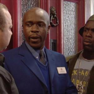 JIMMY AKINGBOLA AND ROBBIE GEE IN THE CROUCHES BBC1