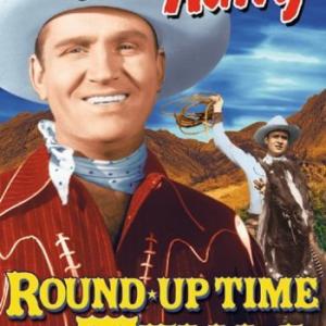 Gene Autry and Champion in RoundUp Time in Texas 1937