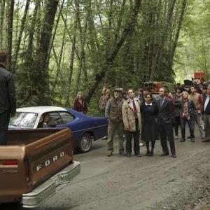Still of Tony Amendola Meghan Ory Raphael Sbarge Keegan Connor Tracy and David Anders in Once Upon a Time 2011