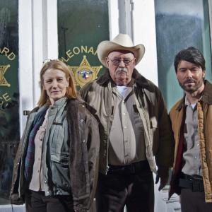 Gail Cronauer, Barry Corbin and Benjamin Dane star as the Leonard Police in 