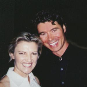 Benjamin Dane with Wendy-Vanessa Badreddine at the premier October 2002