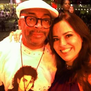 Iran Daniel and Director Spike Lee at the Michael Jackson ONE Premiere, Mandalay Bay