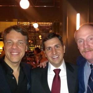 Ken Cole with Steven Quale and Matt Walsh at premiere of Into The Storm (2014)