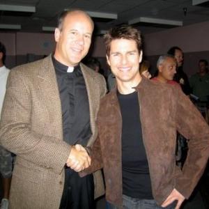 With Tom Cruise on set of Mission Impossible III