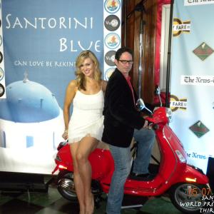 Co-Stars Deirdre Lorenz and Matthew Panepinto at the World Premiere of Santorini Blue.