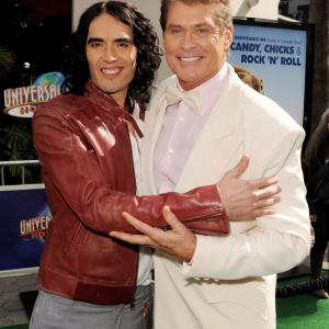 David Hasselhoff and Russell Brand at event of Op 2011