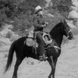 Allan Lane and Black Jack in Powder River Rustlers (1949)