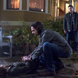 Still of Jensen Ackles, Jared Padalecki and Felicia Day in Supernatural (2005)