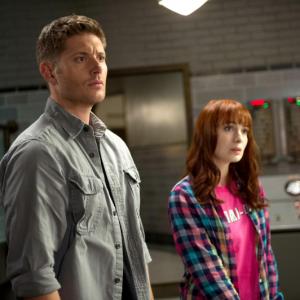 Still of Jensen Ackles and Felicia Day in Supernatural 2005