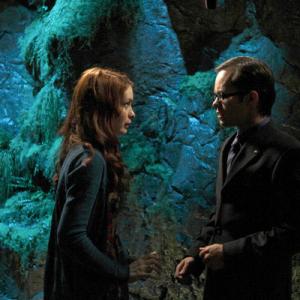 Still of Neil Grayston and Felicia Day in Eureka 2006