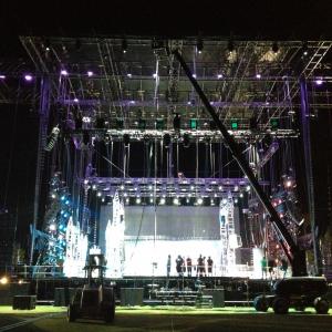 Dr. Dre & Snoop Dog's stage at Coachella 2012 with Virtual Tupac