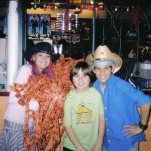 Taylor Dooley, Marc Musso, and Taylor Lautner at the Wrap Party for The Adventures of Shark Boy and Lava Girl