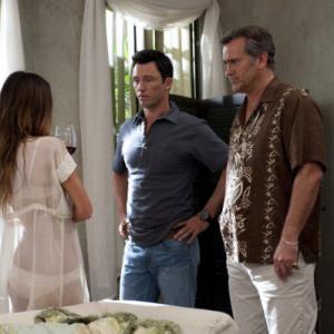 Still of Gabrielle Anwar, Bruce Campbell and Jeffrey Donovan in Vilko bilietas (2007)