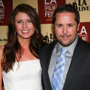 Mateo Messina & his wife at the LA premiere of L!fe Happens