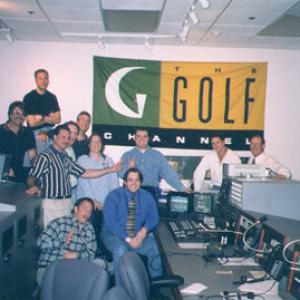 Golf Channel crew in the control room 1999