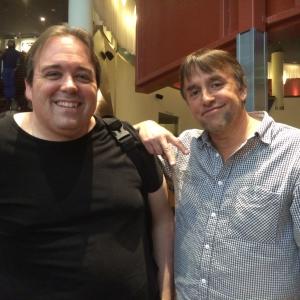 With BOYHOOD writer-director and five-time Academy Award nominee Richard Linklater.