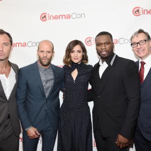 Jude Law Jason Statham Paul Feig Rose Byrne and 50 Cent