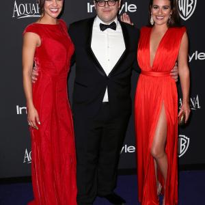Lea Michele, Jessica Szohr and Josh Gad