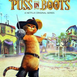 Carlos Alazraqui, Grey Griffin, Paul Rugg, Eric Bauza, Carla Jimenez, Jayma Mays and Joshua Rush in The Adventures of Puss in Boots (2015)