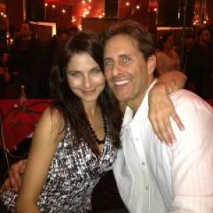 Mike Macoul with Actress and Maxims Hot 100 list Marisa Petroro