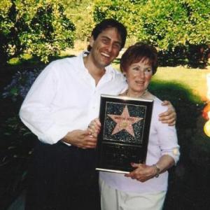 Marion Ross and Mike Macoul, post award dinner ceremony for Marion's Star on the Hollywood Walk of Fame honor.