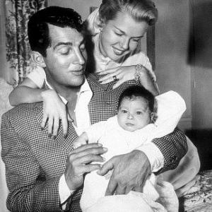 Dean Martin with wife Jeanne and son Ricci 1954