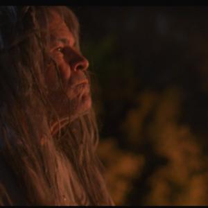 Screen shot of A Martinez as Old Man in Four Winds directed by Nick Brokaw shot in Mojave Desert California November 2011