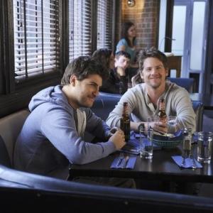 Still of Zachary Knighton and Adam Pally in Happy Endings (2011)