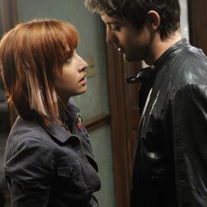 Still of Johnny Pacar and Allison Scagliotti in Warehouse 13 2009