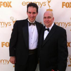 Ari Halpern and Jon Teboe at The 63rd Annual Primetime Emmy Awards on September 18, 2011 in Los Angeles, CA.