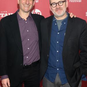 Robert Gordon and Morgan Neville at event of Best of Enemies (2015)