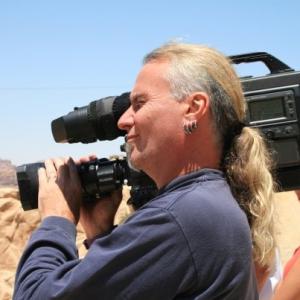 2007 Shooting BTS on Captain Abu Raed out in the desert of Jordan somewhere
