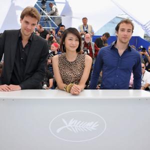 David Verbeek Huan RuKe and Stijn Koomen at the photocall in Cannes