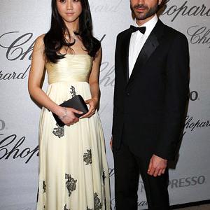 Omar Metwally and Tang Wei recipients of the 2008 Chopard Trophy presented at the Cannes Film Festival